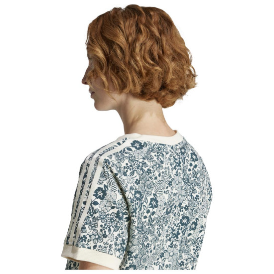Adidas Γυναικεία κοντομάνικη μπλούζα Originals x Liberty London Allover Print Cali Tee